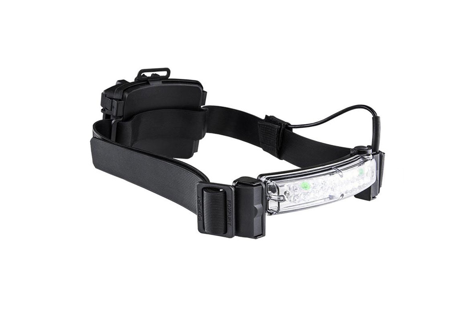 Command+ LoPro White & Green LED Helmet Light
